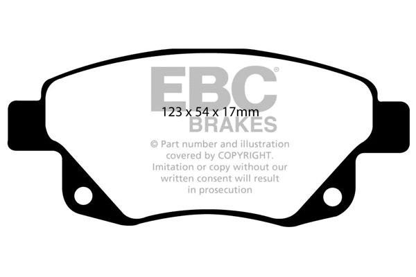 Brake Pad Set, disc brake (DP1918)