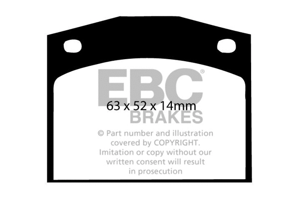 Brake Pad Set, disc brake (DP238)