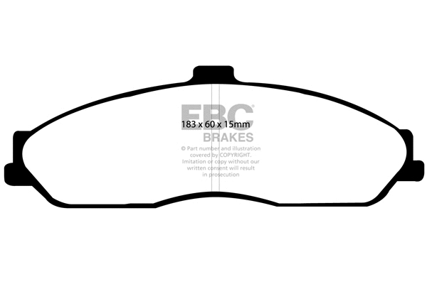 Brake Pad Set, disc brake (DP51162NDX)