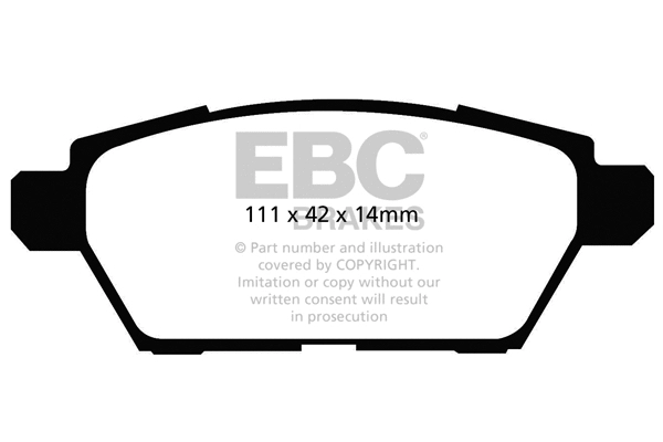 Brake Pad Set, disc brake (DP21766)