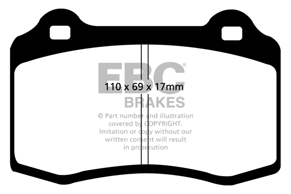 Brake Pad Set, disc brake (DP31031C)