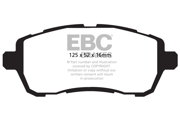 Brake Pad Set, disc brake (DP22002)