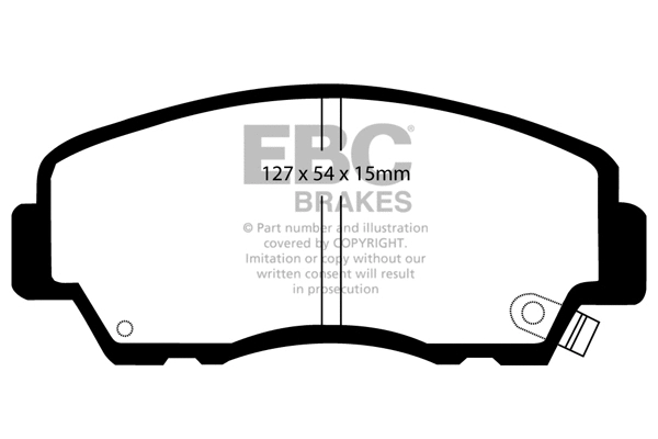 Brake Pad Set, disc brake (DP657)