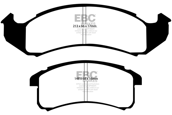 Brake Pad Set, disc brake (DP1142)