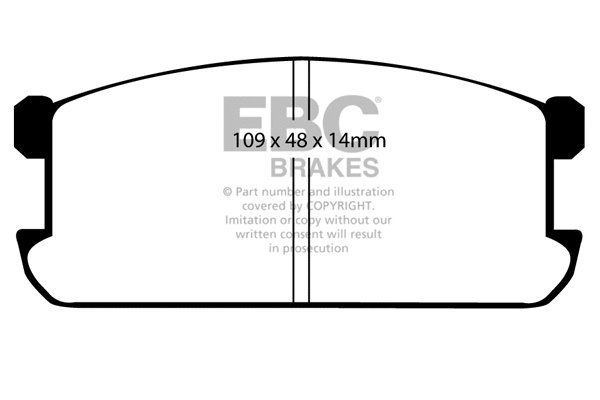 Brake Pad Set, disc brake (DP383)