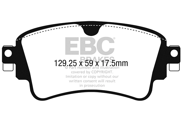 Brake Pad Set, disc brake (DP22254)