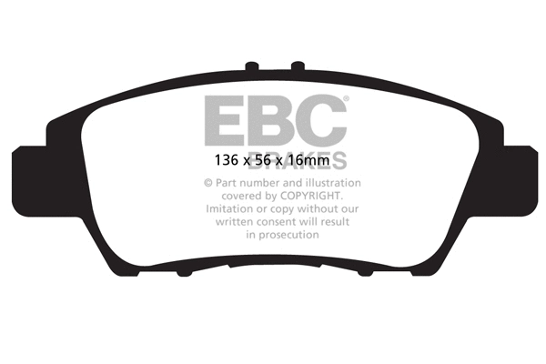 Brake Pad Set, disc brake (DP42041R)