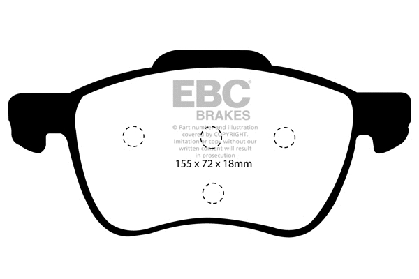 Brake Pad Set, disc brake (DP1229)