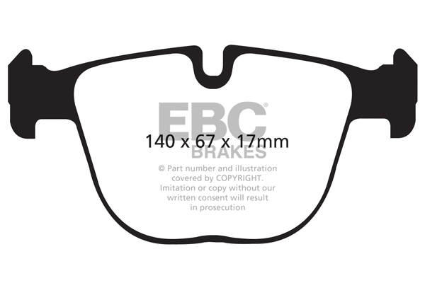 Brake Pad Set, disc brake (DP62008)
