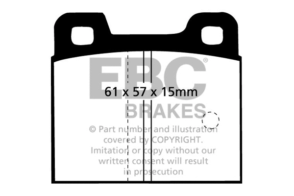 Brake Pad Set, disc brake (DP193)