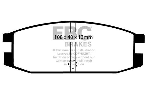 Brake Pad Set, disc brake (DP611)