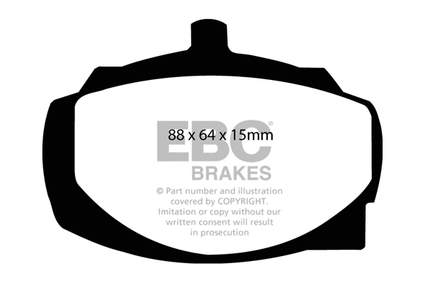 Brake Pad Set, disc brake (DP2161)