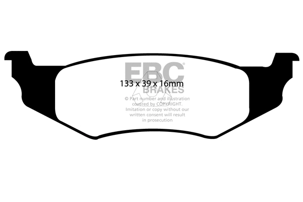 Brake Pad Set, disc brake (DP31066C)