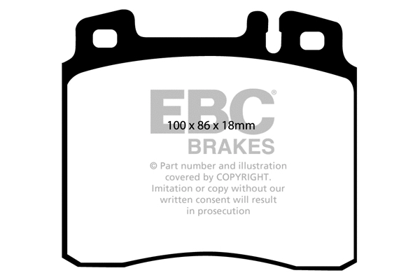 Brake Pad Set, disc brake (DP3963C)
