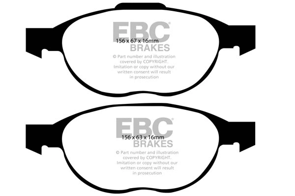 Brake Pad Set, disc brake (DP41524R)