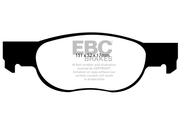 Brake Pad Set, disc brake (DP1336)