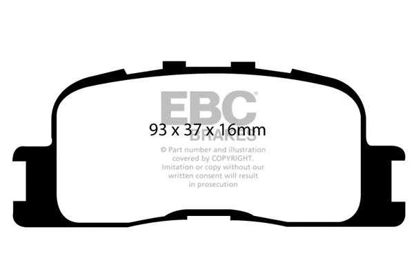 Brake Pad Set, disc brake (DP1716)