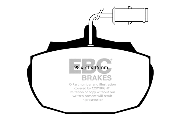 Brake Pad Set, disc brake (DP471)