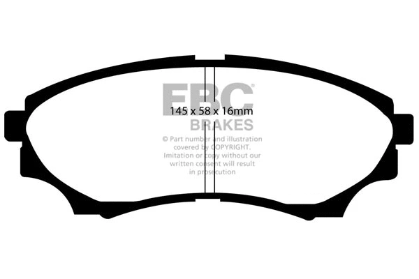 Brake Pad Set, disc brake (DP1921)