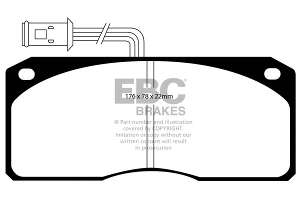 Brake Pad Set, disc brake (DP900)