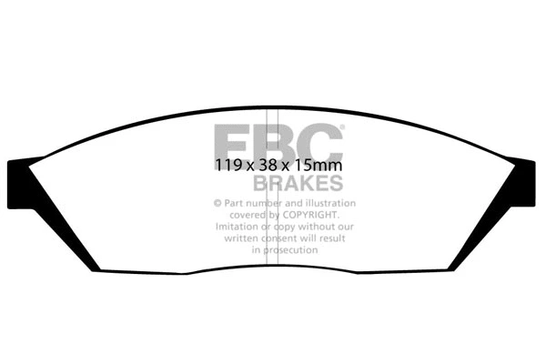 Brake Pad Set, disc brake (DP2374)