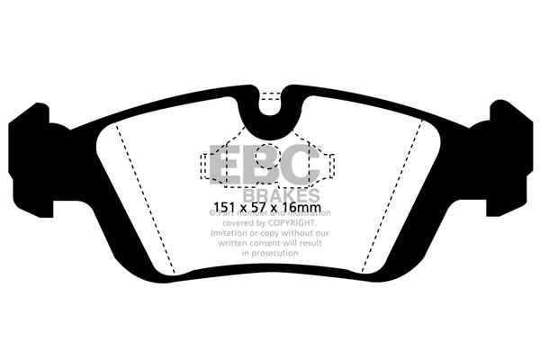 Brake Pad Set, disc brake (DP2914)