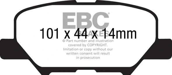 Brake Pad Set, disc brake (DP22171)