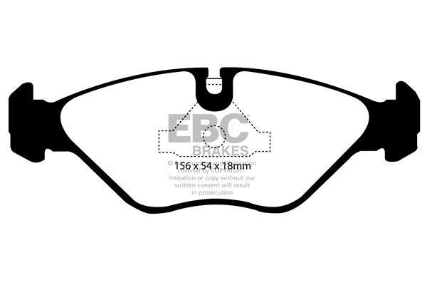 Brake Pad Set, disc brake (DP2751)