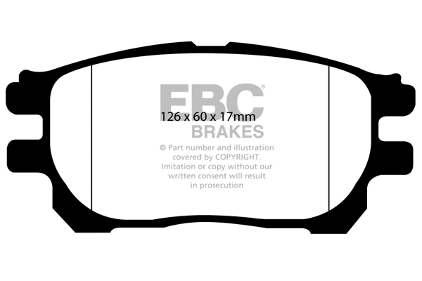Brake Pad Set, disc brake (DP1585)