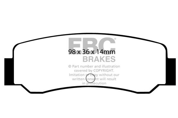 Brake Pad Set, disc brake (DP392)