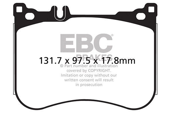 Brake Pad Set, disc brake (DP22178)