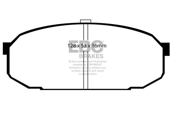 Brake Pad Set, disc brake (DP1103)