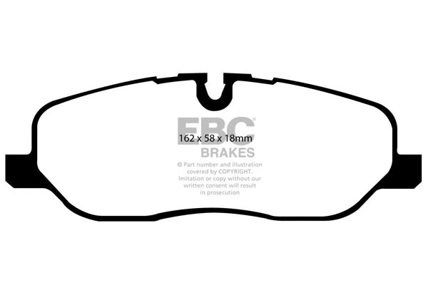 Brake Pad Set, disc brake (DP1541)