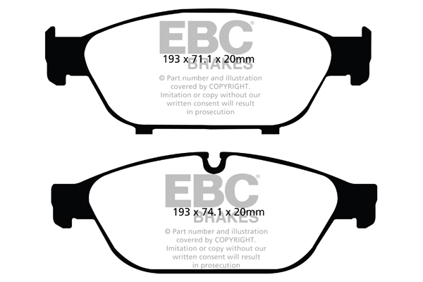 Brake Pad Set, disc brake (DP22086)