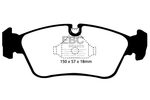 Brake Pad Set, disc brake (DP1211)