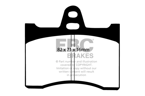 Brake Pad Set, disc brake (DP227)