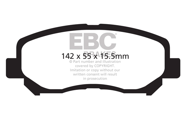Brake Pad Set, disc brake (DP22134)