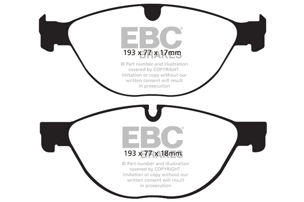 Brake Pad Set, disc brake (DP42076R)