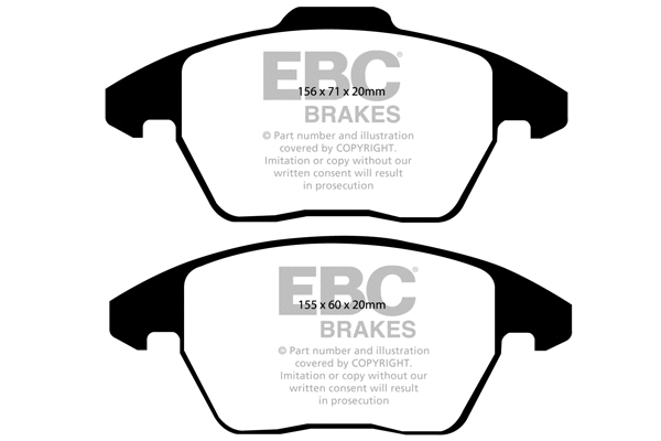 Brake Pad Set, disc brake (DP1517/2)