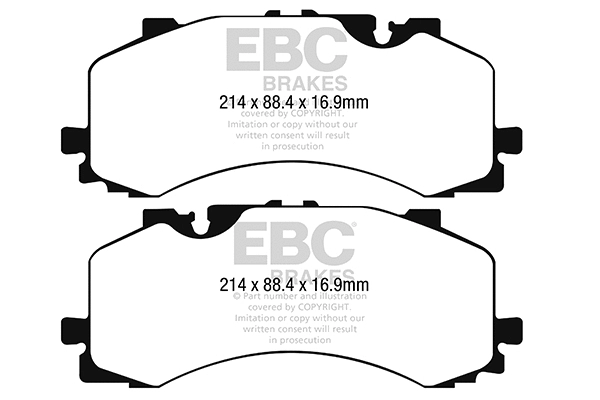 Brake Pad Set, disc brake (DP42279R)