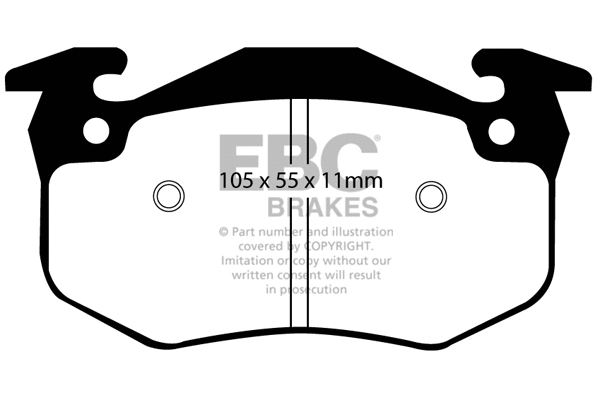 Brake Pad Set, disc brake (DP2983)