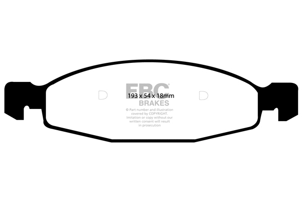 Brake Pad Set, disc brake (DP1312)