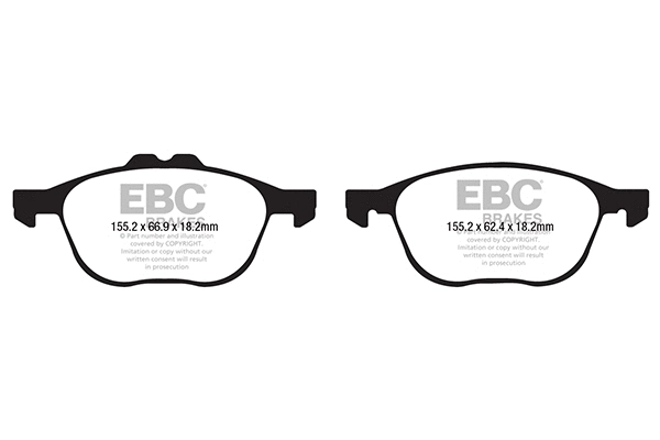 Brake Pad Set, disc brake (DP42194R)