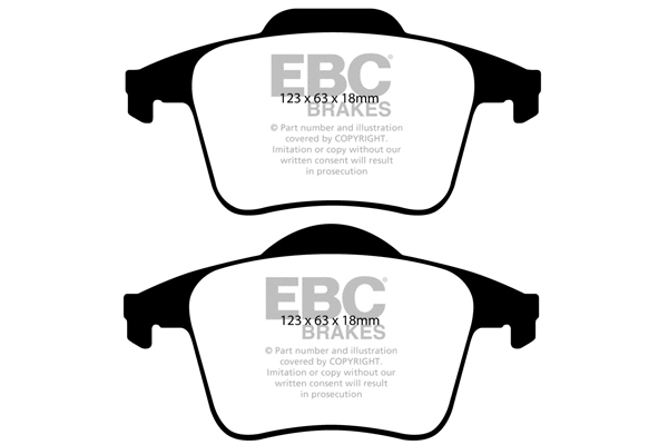 Brake Pad Set, disc brake (DP1680)