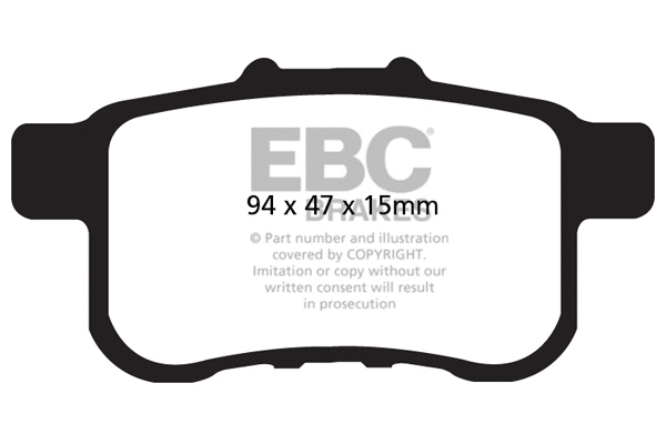 Brake Pad Set, disc brake (DP1987)
