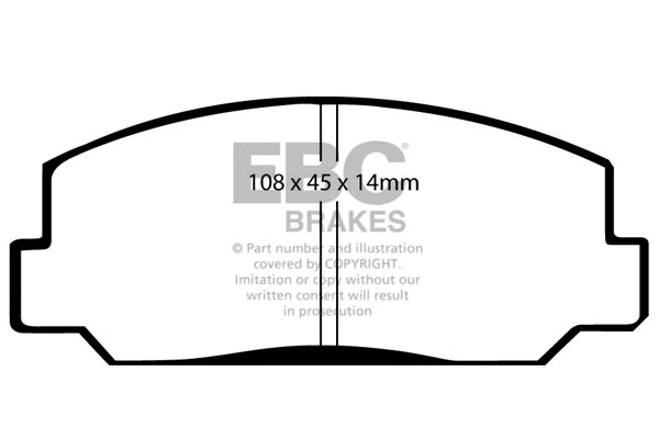 Brake Pad Set, disc brake (DP281)