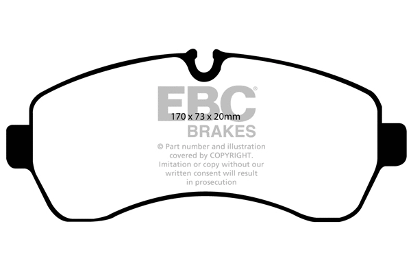 Brake Pad Set, disc brake (DP1928)