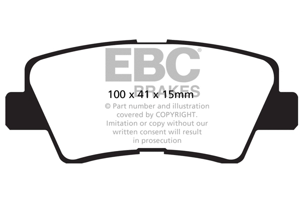 Brake Pad Set, disc brake (DP42031R)
