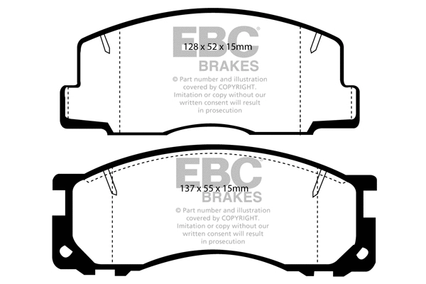 Brake Pad Set, disc brake (DP876)