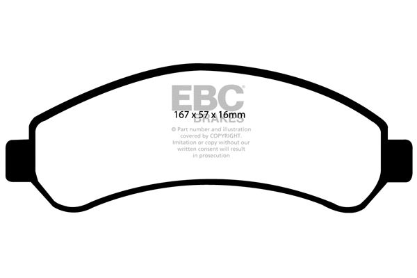 Brake Pad Set, disc brake (DP1256)
